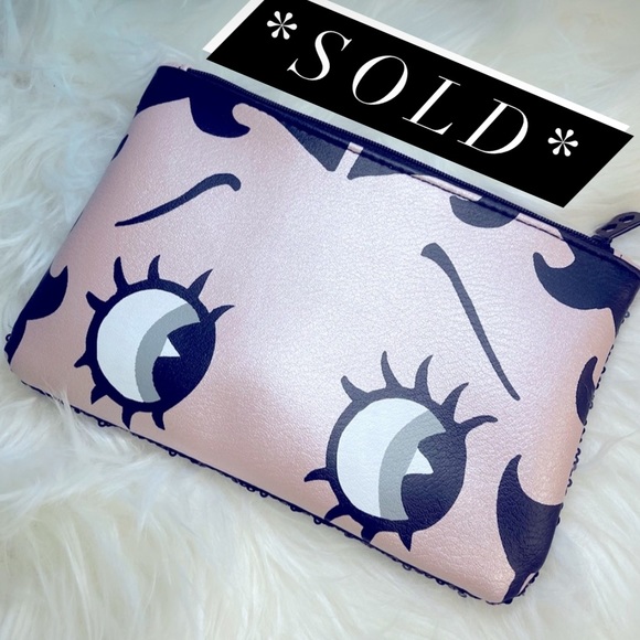 Betty Boop Mini Bag / Cosmetic Bag - Picture 1 of 8